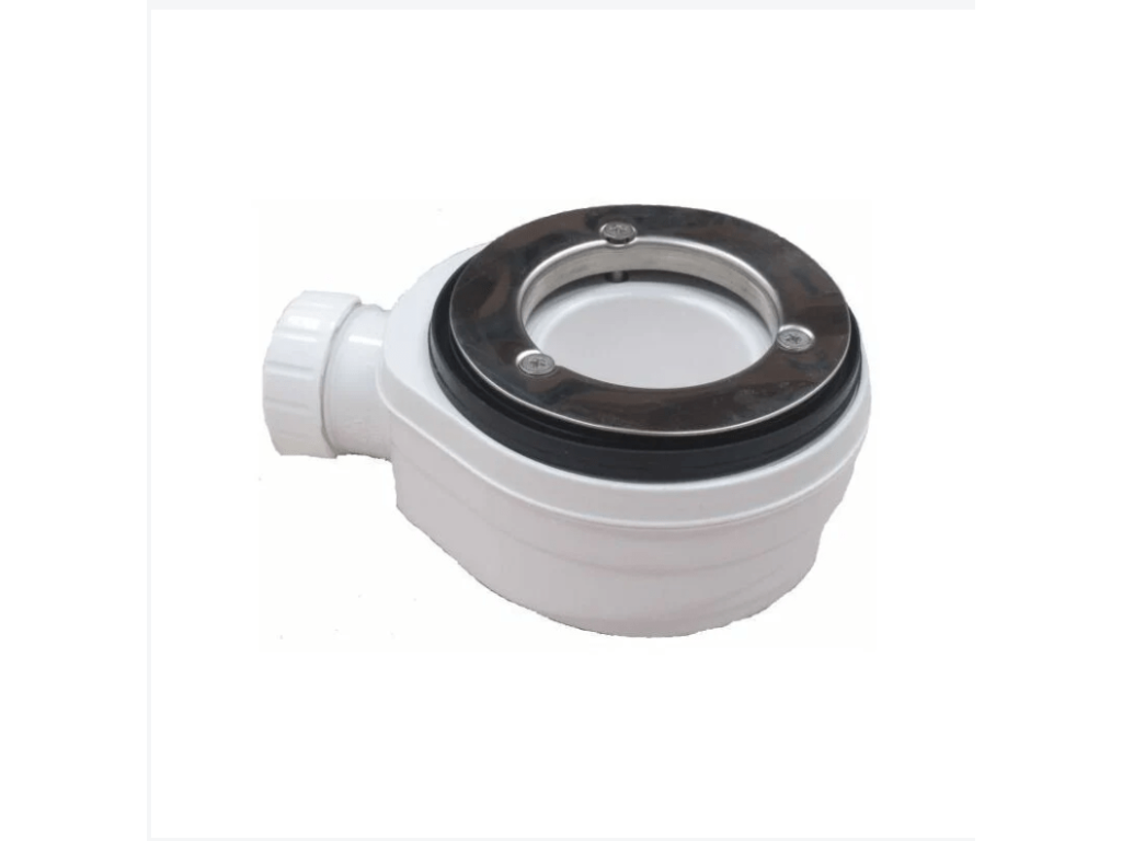 Receveur de Douche 70x105 cm Ligne Meubiana Extra Fin Gris Foncé Ral 7005 en Résine Synthétique et Poudre de Marbre Avec Drain Libre