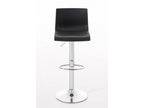 Lot de 2 Tabouret de bar - Plastique / Métal chromé - Noir - Hover XDNQ01171