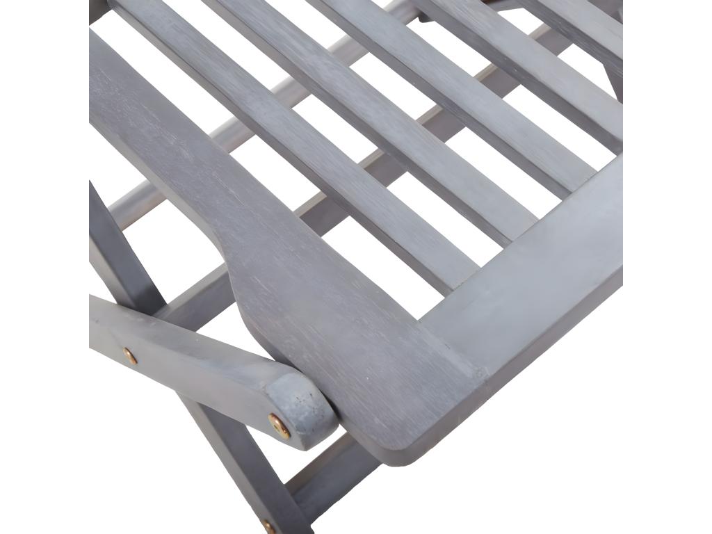 Chaises pliables d'extérieur lot de 4 et coussins Bois d'Laviecasa PRUV93457