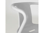 Fauteuil de jardin design en plastique blanc YWBW16739