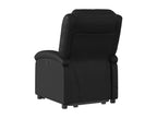 Fauteuil inclinable de massage Noir Similicuir