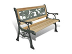 Banc de jardin pour enfants 84cm Bois