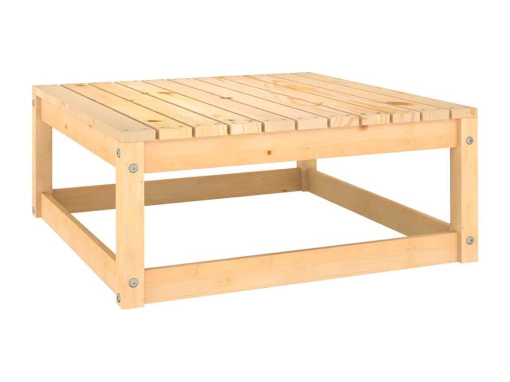 Salon de jardin 7 pièces avec coussins Bois de pin massif