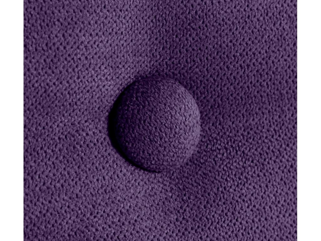 Meubiana Tête de lit en tissu Aqualine avec 2 Meubianaées de boutons 150x50cm Lits 150 - Meubiana