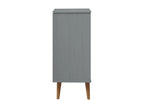 Commode Laviecasa Gris 40x35x82 cm Bois de pin massif LZSB26477