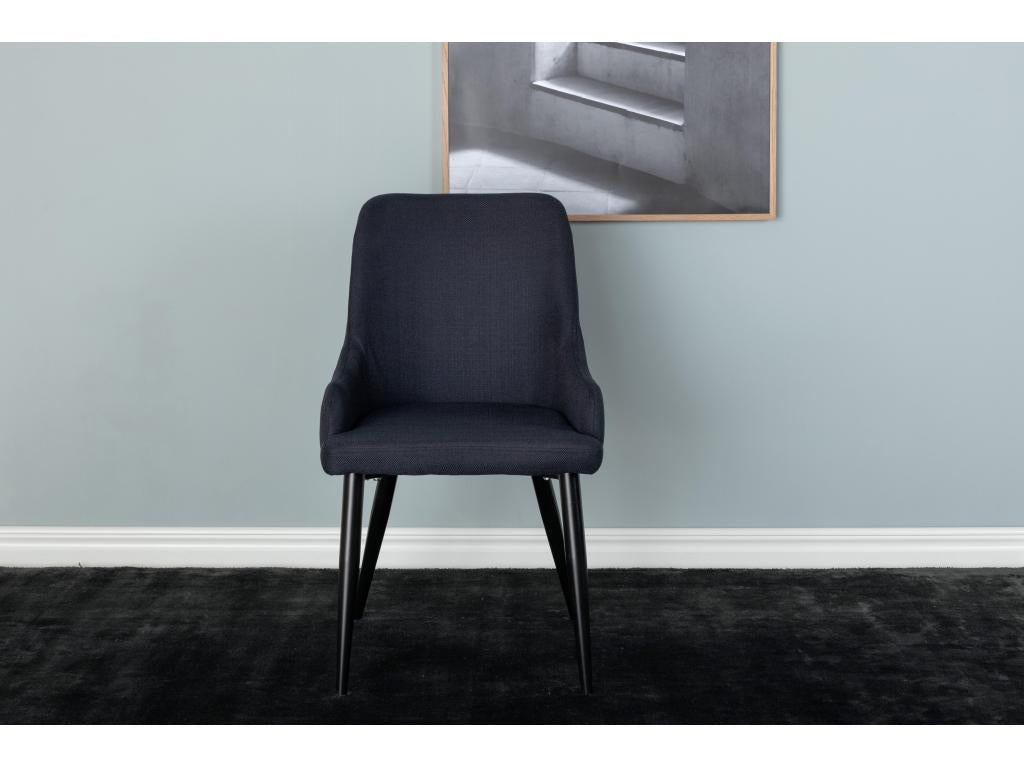 Chaise PLAZA DRC 1NOS 49x58x86 Noir DXQR86700