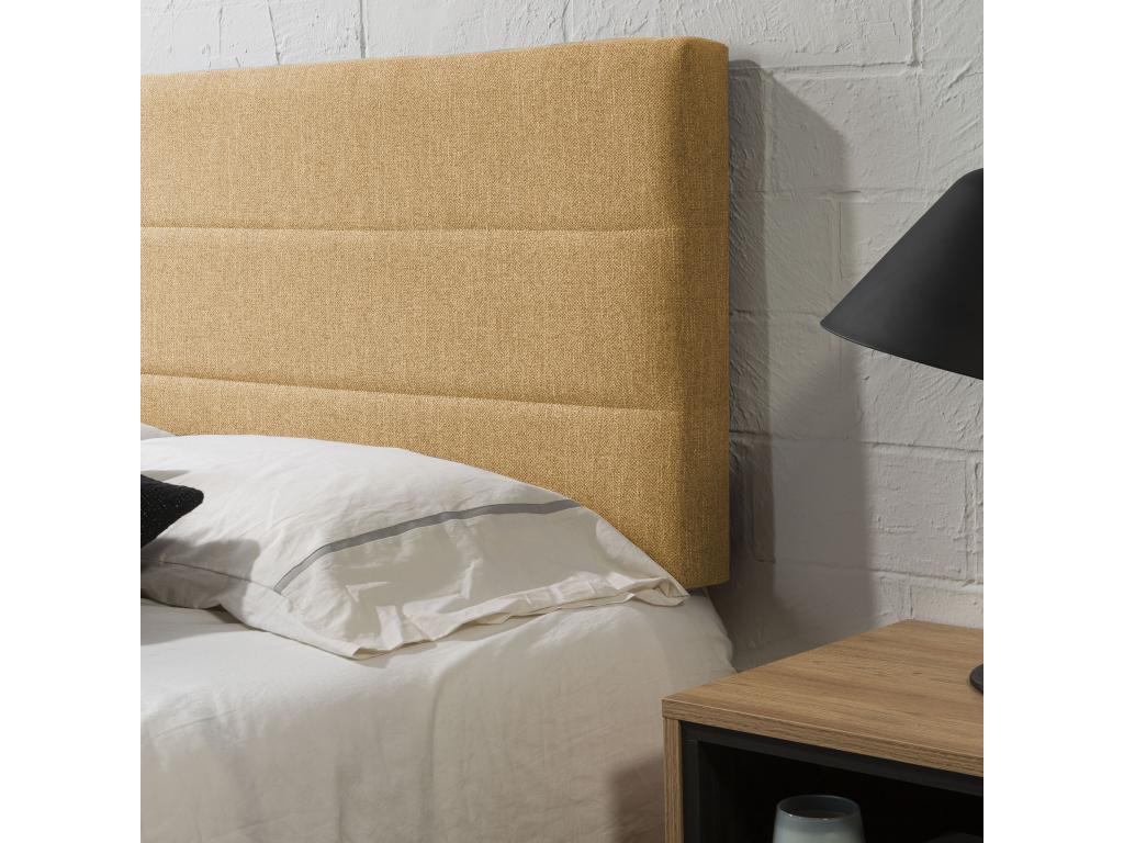 Tête de lit tapissée Laviecasa 140x60 cm Couleur Moutarde 8 cm d'épaisseur QZHT94925