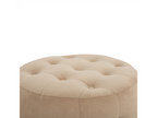 Pouf Meubiana Velours 55 cm 55 cm Beige sable