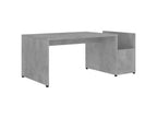 Table basse Gris béton 90x45x35 cm bois d'ingénierie IEIL28585