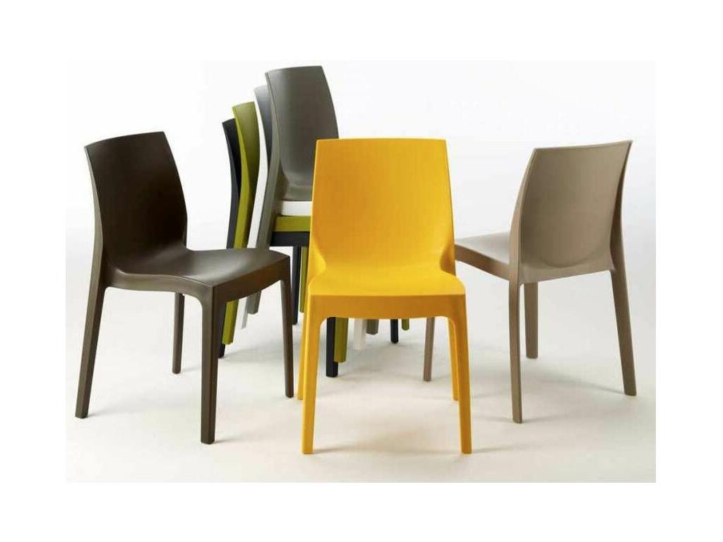 Chaise empilable moderne Laviecasa-Couleur Gris WZGY58543