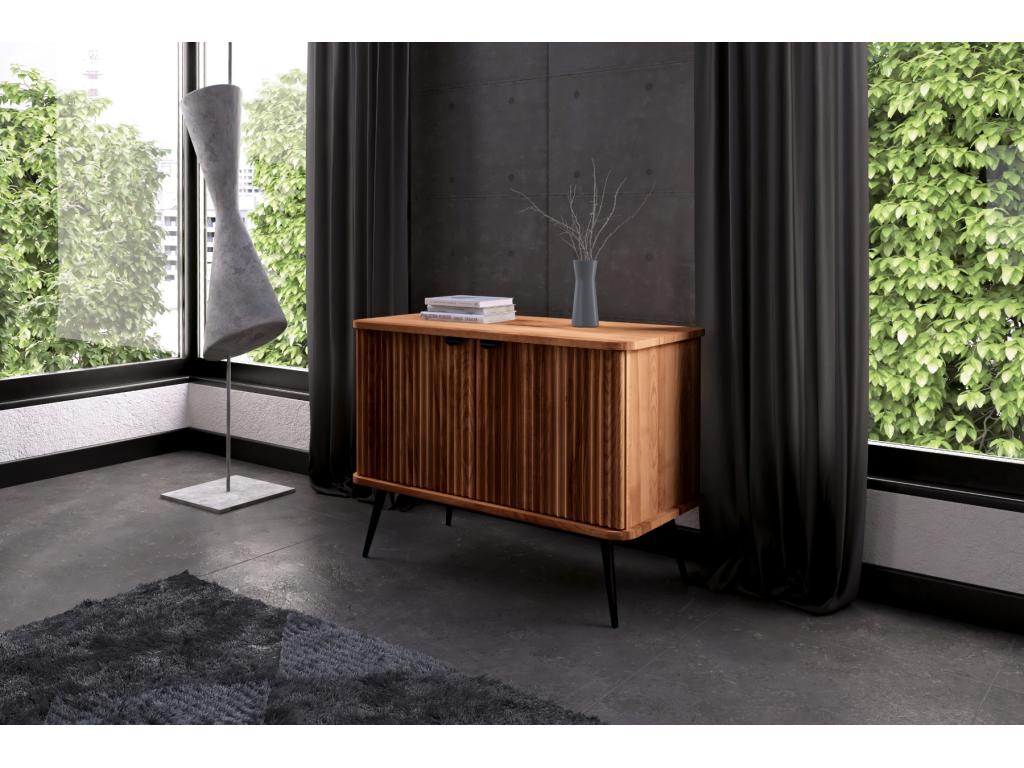 Laviecasa - Commode en bois massif de cœur de hêtre huilé naturel FDYR55716