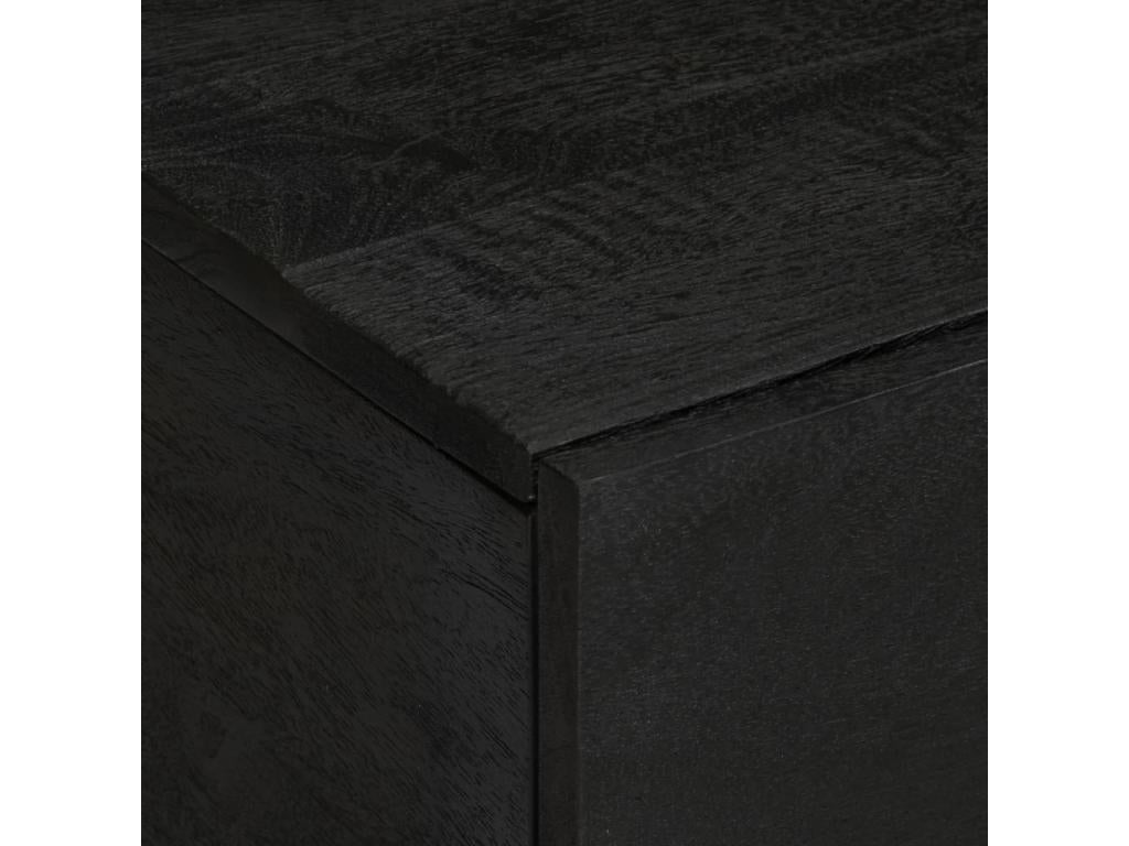 Table basse Noir 80x50x40 cm Bois d'ingénierie HIDC20413