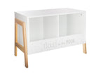 Meuble de Rangement 2 Casiers Homzora 60cm Blanc