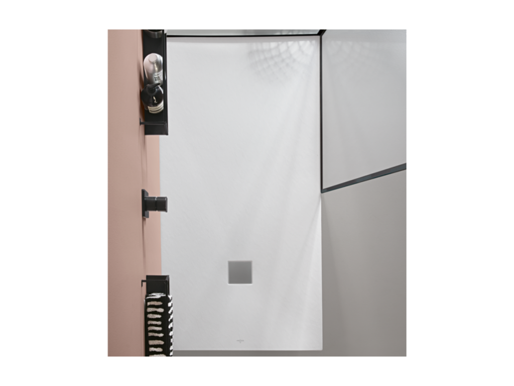 Récepteur 150x80 Laviecasa ET BOCH Planeo rectangle acrylique nature creme SQWE99168