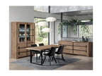 Laviecasa - Buffet 2 Portes Coulissantes Aspect Bois GIPE89352