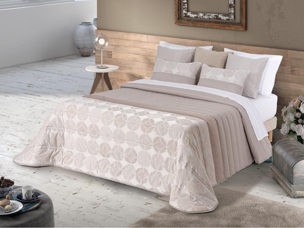 Couette d'hiver en jacquards combinés Lin 235x270cm