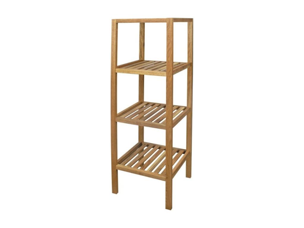 Etagère de salle de bain Laviecasa avec 4 niveaux bois SKNI90707