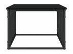 Table basse noire 100x50x35.5 cm bois d'ingénierie