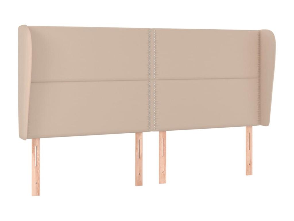 Tête de lit avec oreilles Cappuccino 183x23x118/128 cm