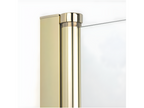 Cabine de douche pivotante 100x70 cm doré Homzora GOLD