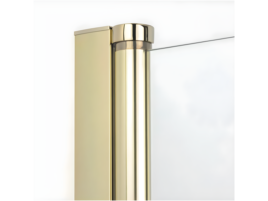 Cabine de douche pivotante 100x70 cm doré Homzora GOLD
