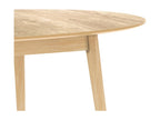 Table ovale 6/8 personnes extensible en bois clair 170/200 cm - Homzora
