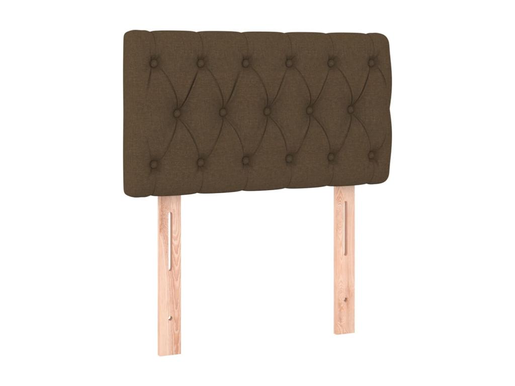 Sommier à Laviecasa de lit avec matelas Marron foncé 80x200 cm KTPK62231