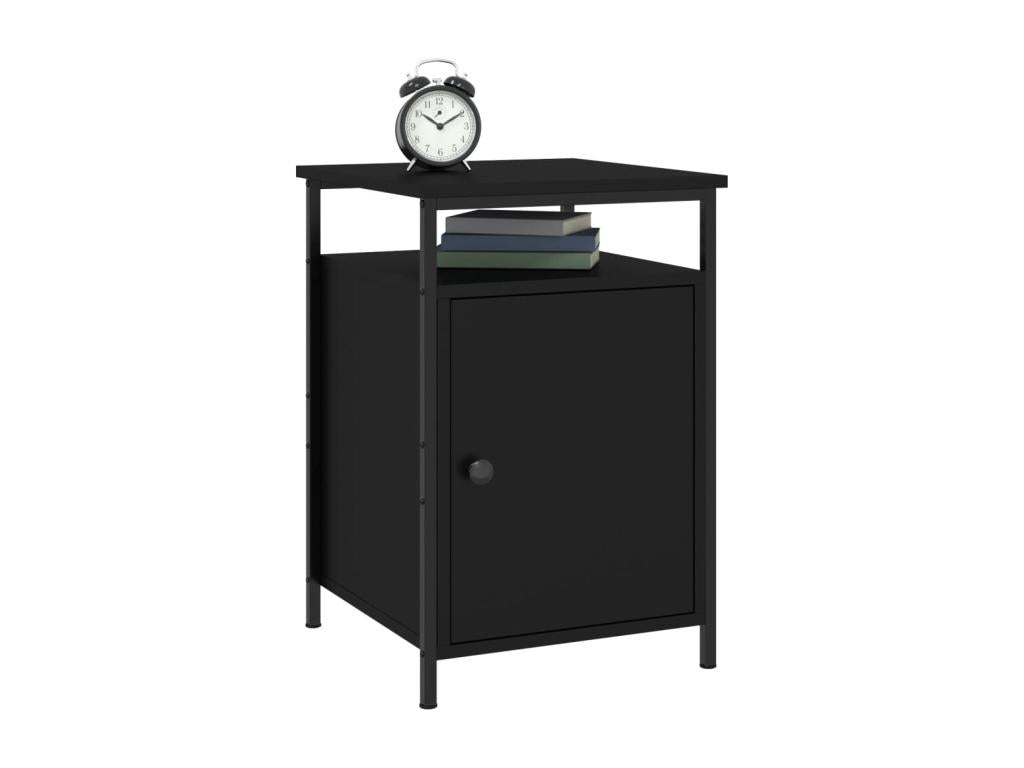 Tables de chevet 2 pcs noir 40x42x60 cm bois d'ingénierie ILXP52981