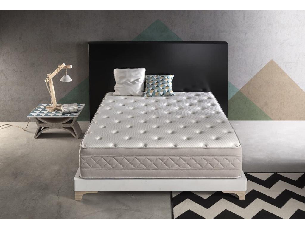 Matelas 140x200 mousse Meubiana - mousse mémoire de forme - épaisseur 30 cm - ferme - 11 zones de confort