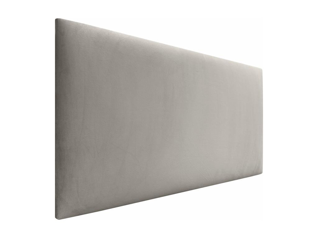 Meubiana Tête de Lit Velours Lisse 95x50 Lits 80/90 - Beige