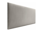 Meubiana Tête de Lit Velours Lisse 95x50 Lits 80/90 - Beige