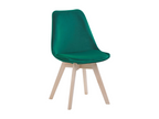 Lot de 2 chaises de salle à manger Laviecasa II Velours Vert FGPQ03570