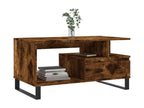 Table basse Chêne fumé 90x49x45 Bois d'ingénierie