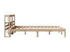 Cadre de lit sans matelas 140x190 cm bois de pin massif