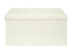 Coffre Banc Pliable Homzora Beige