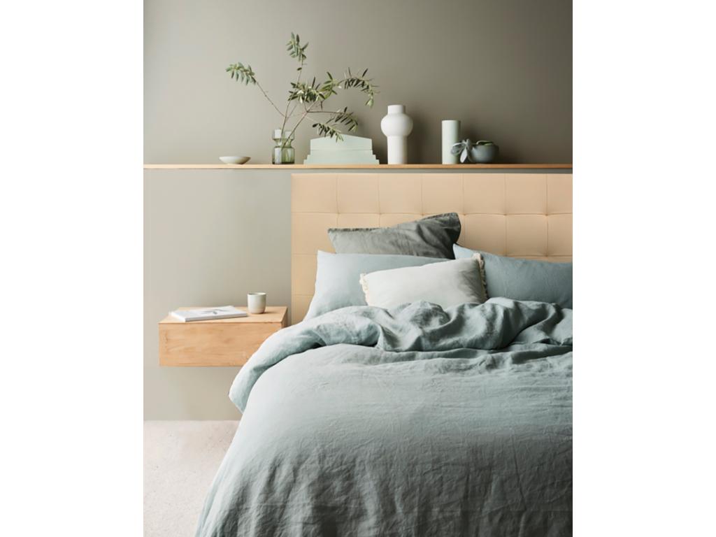 Tête de lit similicuir capitonnée beige 90x80cm - Laviecasa LKQH67843