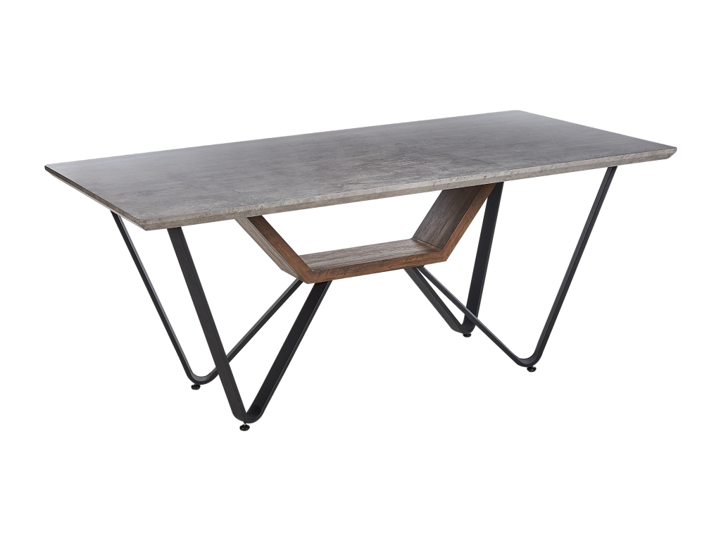 Table de repas BANDURA Gris 180 cm 90 cm