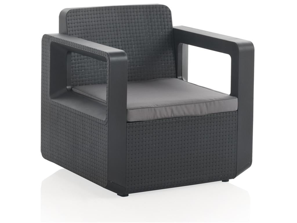 SET meubles de jardin TETE A TETE TETE GRAPHITE