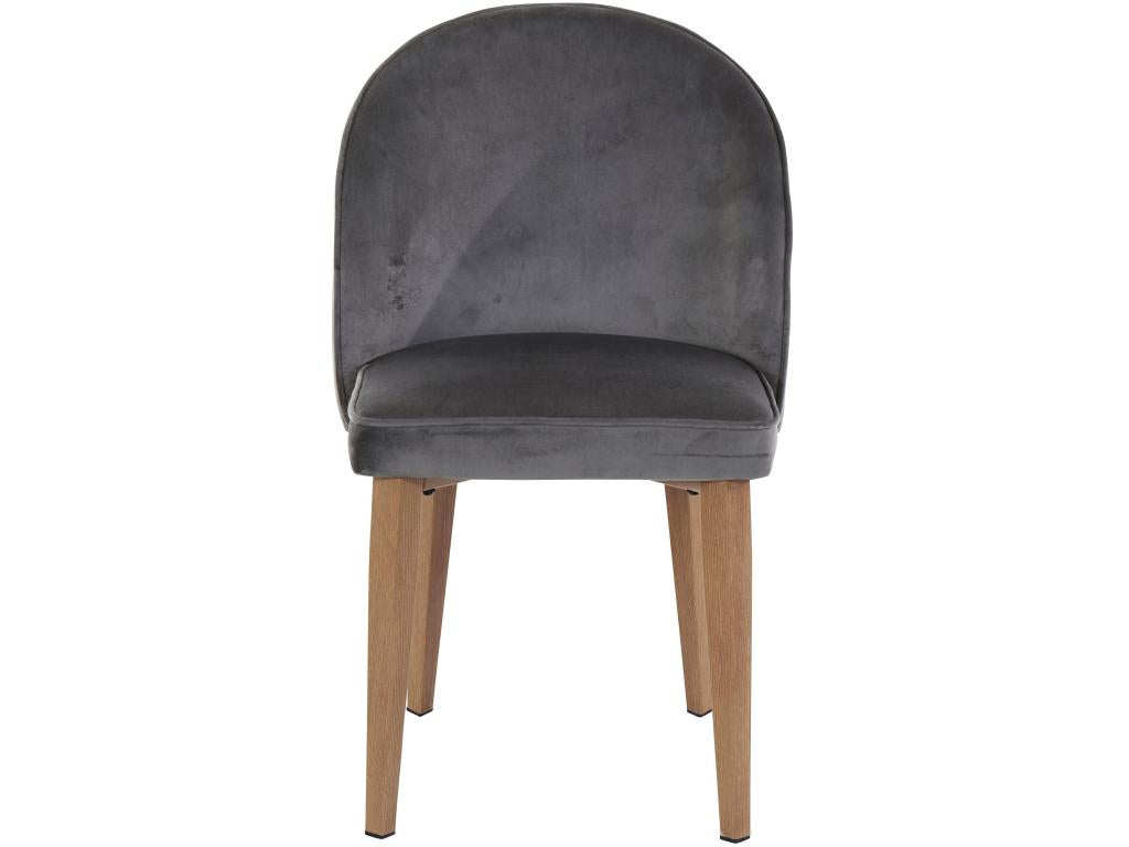 Chaise de salle à manger Meubiana 2pk Anthracite