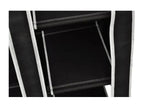 Garde-robe souple Noir 110x45x175 cm JCGK30867