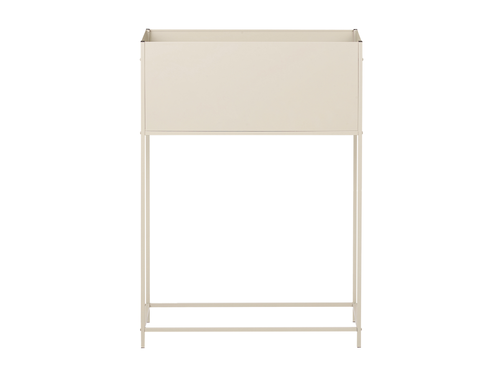 Cache-pot sur pied Meubiana Métal 70 cm Beige