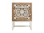 Table d'appoint en bois blanc 45x35x60