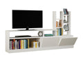Mur TV avec rangements - Coloris Blanc - Laviecasa GKAQ53281